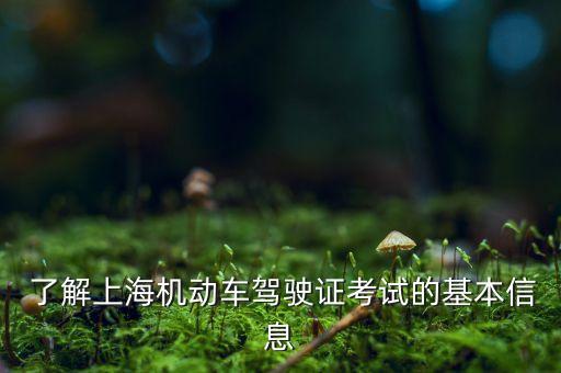 上海駕駛員考試,上海機動車駕駛證考試，過不去還能再來！...